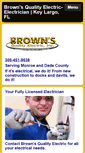 Mobile Screenshot of keylargoelectrician.com